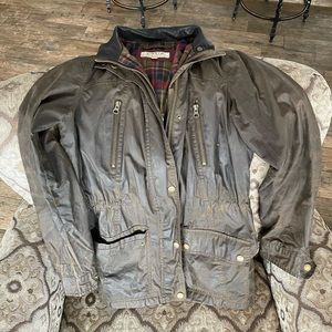 Orvis distressed oiled waxed women jacket